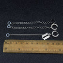 Stainless Steel Earrings Anti-Lost Ear Clip Wireless Bluetooth Earphone Holders Accessories Women Men Earrings for Airpods