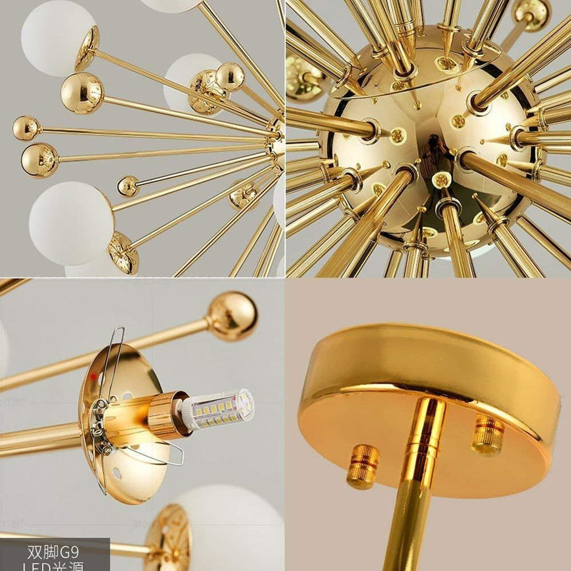 Sputnik Firework Chandelier Lighting Moderne Pendelleuchte / Deckenleuchte für Wohnzimmer Schlafzimmer Esszimmer