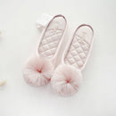 GKTINOO Autumn Winter Warm Women Home Slippers Soft Non-slip Indoor Shoes Cute House Slip On Flat Slides Ladies Fur Slippers