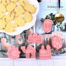 6Pcs EID Mubarak Camel Moon Star Biscuit Mold Cookie Cutters Ramadan Kareem Party Home Decoration Islam Muslim Decor Eid Al Adha