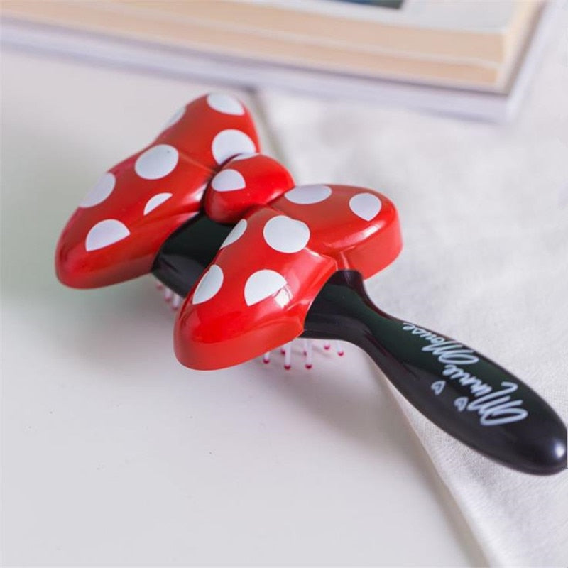 Disney Mickey  Frozen hair clip Cartoon air cushion comb hair anti-static comb children cute comb girl Minnie heart balloon comb