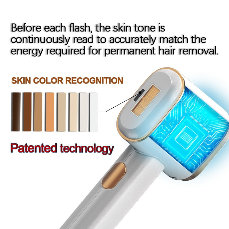 Osenyuan T023C Permanent Hair Removal Safe Effective Painless Laser Epilator Body Bikini Arm Underarm Face Facial Beauty Salon