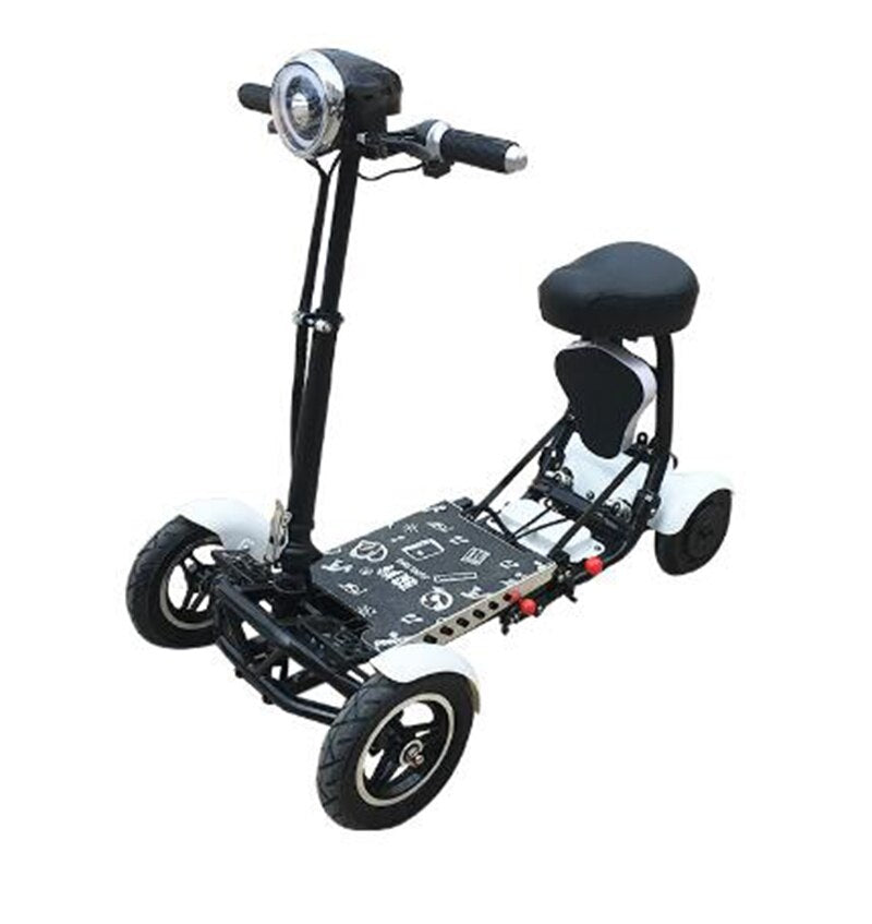 Wholesale Enhance perfect travel transformer 4 wheel folding mobility scooter new mini adult portable foldable electric scooter