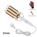 Herramientas profesionales para el cabello Rizador de hierro Cerámica Barril triple Estilizador de cabello Herramientas de estilismo Rizadores de cabello Rizador eléctrico