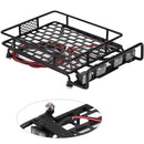 Roof Luggage Rack LED Light Bar for Wrangler Tamiya CC01 Axial SCX10 Aluminum Alloy Luggage Rack Car Roof Rack