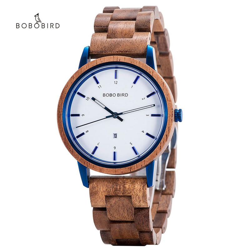 BOBO BIRD Fashion Wood Ladies Watch часы женские Quartz Wristwatches Female relojes para Customize Waterproof Dropshipping OEM