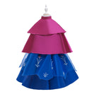 Frozen 2 Fantastic Anna Princess Dresses Girls Halloween Costume Long Gown Kids Carnaval Wedding Dress Children Cosplay Clothing