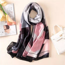 2022 180 * 90 cm Frauen Schal Sommer Seidenschal Dame Wrap Weiche weibliche Europa Designer Strand Bandana Foulard Schalldämpfer Mädchen Pareo