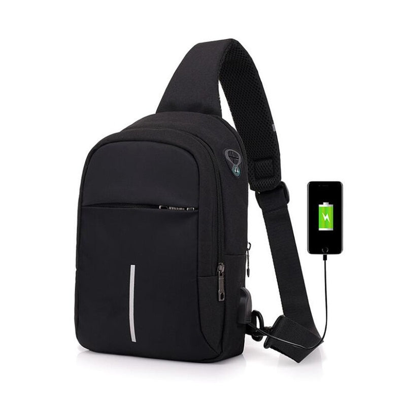 Fengdong, pequeño bolso de hombro con carga usb, bolsos de mensajero para hombre, bolso de pecho impermeable para hombre, mochila de viaje para niño, bolsos cruzados para hombre