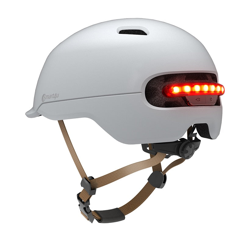 Smart4u City Urban Helmet Sport Adult Cycling Smart Signal Light CPSC/RoHS/EN1078/GB Certification Brake Sensor Lamp Weight 370g