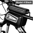 WILD MAN 6.2 Inch Waterproof  Bicycle Front Tube Bag Bike Touch Screen Phone Case Bag Bike Top Tube Bag Cycling Accessories
