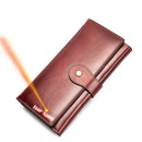 Cartera WESTAL para mujer, cartera de lujo de cuero genuino para mujer, monedero de cuero para mujer, monederos y carteras para tarjetas, bolso de mano