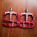 Nuevos pedales de bicicleta antideslizantes de 3 rodamientos sellados de aleación de aluminio CNC, pedales de bicicleta de montaña ultraligeros de pie plano, piezas de bicicleta MTB