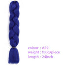 Black Star Hair Ombre Jumbo Extensiones de cabello trenzado Trenzas retorcidas de 24 pulgadas Fibra de cabello sintético para trenzado retorcido para mujeres