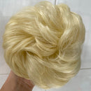 Tinashe Beauty banda elástica con cabello desordenado moño Scrunchy Chignon con banda elástica Messi postizos Donut para mujeres y niños