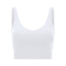 SHINBENE EVERYDAY Cozy Soft Workout Gym Yoga Crop Top Women Naked Feel Padded Athletic Running Fitness Sport Bras Tops