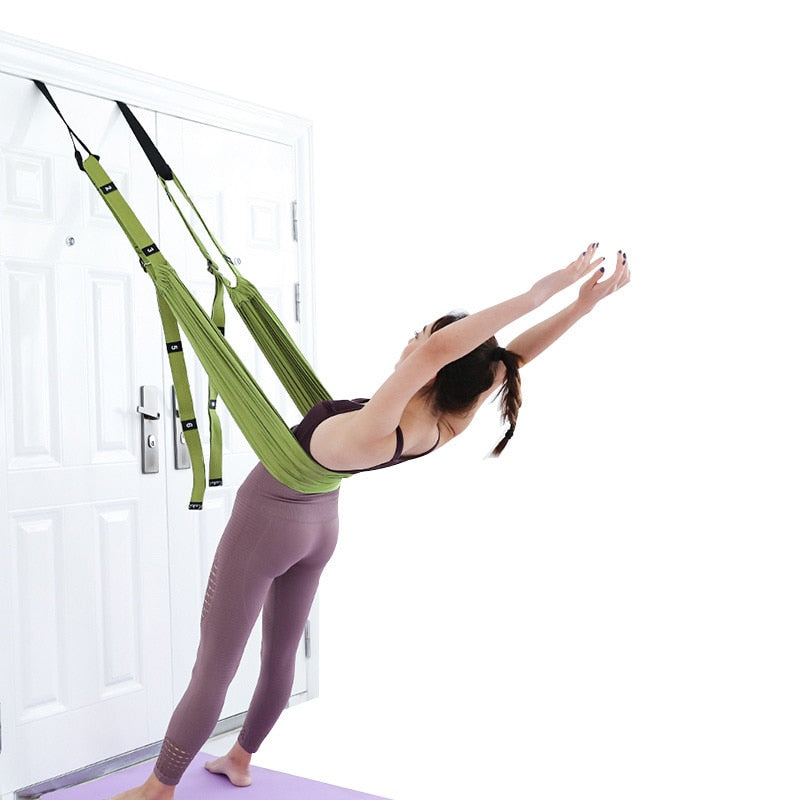 Para Praia Flexibilität Stretching Yoga Gürtel Hängematte Swing Dance Gymnastik Training Unumgängliches Fitnessgerät Home Gym