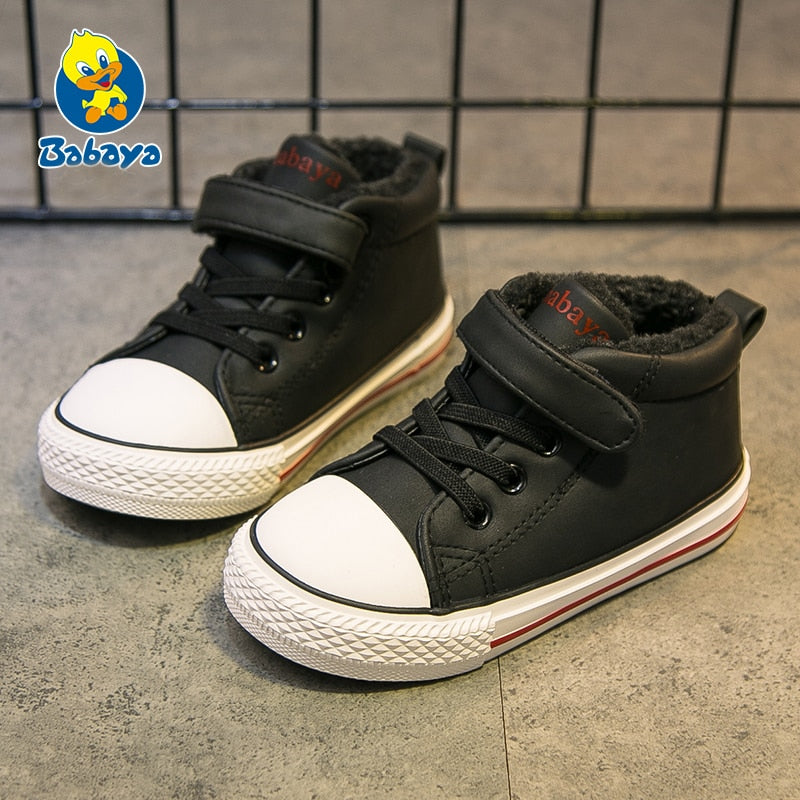 Winter Rubber Children Boots New 2019 Fashion Children Shoes For Girls Genuine Leather Boy Sneakers Sapato Infantil Kids Boots