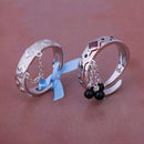 The Untamed Anime Grandmaster of Demonic Cultivation MDZS Cosplay Ring S925 Silver Couple Finger rings Fashion Jewelry Gift