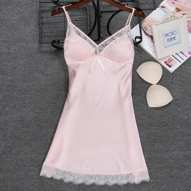 Sexy Womens Night Robe Strap Top Pajamas Suit Summer Two Piec Sleepwear Sets Casual Home Wear Nightwear Sleep Kimono Bath Gown