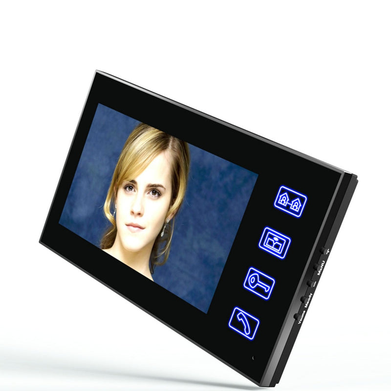 7-Zoll-Video-Türsprechanlage Türklingel mit RFID-Passwort IR-CUT 1000TV Line Camera Wireless Remote Access Control System