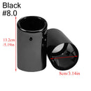 2 unids/set de cubiertas de tubos de escape de coche de acero inoxidable cromado para Audi A1 A3 A4 TT 2009-2015/VW Volkswagen PASSAT