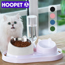 HOOPET Pet Automatic Feeder For Cat Dog Bowl Cat Dispenser Bowl With Raised Stand for Pet Cat Pet Supplies