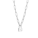 ANDYWEN 925 Plata de ley colgante con candado cadena larga horóscopo cadena 45cm cadenas largas Rock Punk moda joyería fina para mujer