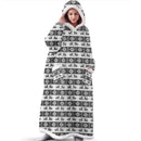 Super Long Hoodie Blankets Winter Oversized Hoodies Sweatshirt Women Men Christmas Hooded Blankets Pullover Giant TV Blanket
