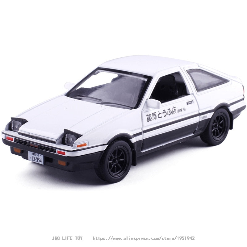 1:28 Toy Car INITIAL D AE86 Metal Toy Alloy Car Diecasts &amp; Toy Vehicles Car Model Miniature Scale Model Car Toys For Children