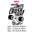 Große 73 cm x 104 cm Fitness-Zitat-Vinyl-Wandaufkleber für Fitnessstudios, Dekor, Fitnessraum-Aufkleber, motivierende Frse-Vinyl-Wandaufkleber