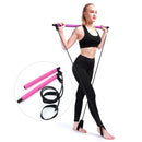 Neues Fitness-Sport-Pilates-Bar-Kit Gym Workout Stick Pilates-Übungs-Bar-Kit mit Widerstandsband Bodybuilding Puller Yoga-Seil