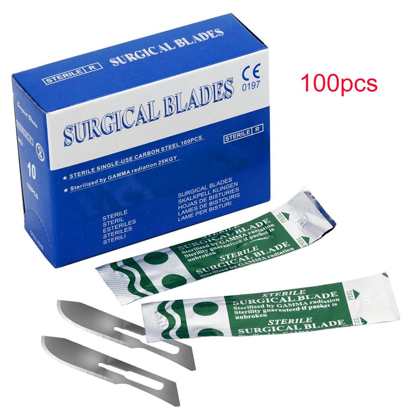 100pcs/Box Dental Surgical Scalpel Sterilized Blades