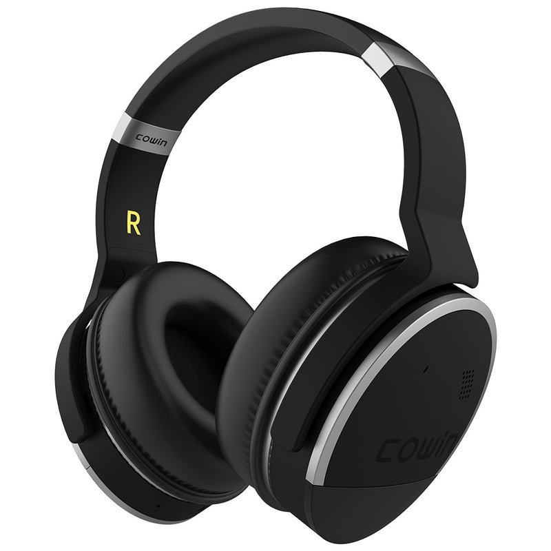 COWIN E8 [Verbessert] Bluetooth-Kopfhörer mit aktiver Geräuschunterdrückung, tiefer Bass, kabelloses Over-Ear-Headset mit Mikrofon für Telefon