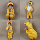 Umorden Kinder Tierkostüm Cosplay Dinosaurier Tiger Elefant Halloween Tiere Kostüme Overall für Jungen Mädchen