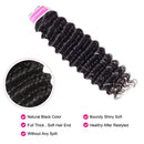Sweetie Brazilian Deep Wave Bundles With Frontal Closure 100% Human Hair Weave 3 Or 4 Bundles with Ear To Ear Frontal Non-Remy