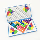 IQ Puzzle Children's Development Intelligence Early Educational Jigsaw Puzzle Magic Beads Boxed Building Pyramid Color Shape