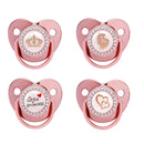 9 Farben Schnuller Babyparty Geschenk Bling Baby Dummy Silikon BPA frei Säuglingsnippel Neugeborene Schnuller für Babys Ich liebe Mama Papa