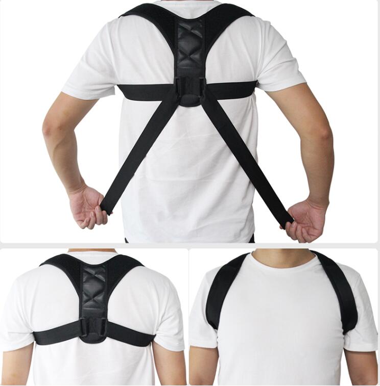 Adjustable Back Posture Corrector Clavicle Spine Back Shoulder Lumbar Brace Support Belt Posture Correction Prevents Slouching