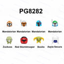 Mandalorians Baby Yoda Ahsoka Building Blocks Star Stormtroopers Luke Skywalker Boba Fett Obi-wan Wars Action Figure Toy