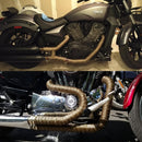 Motorrad Schalldämpfer Thermoband Auspuffkrümmer Heat Wrap Krümmer Isolierung Rollenbeständig mit Edelstahlbändern 5cm*5M/10M/15M
