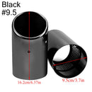 2 unids/set de cubiertas de tubos de escape de coche de acero inoxidable cromado para Audi A1 A3 A4 TT 2009-2015/VW Volkswagen PASSAT