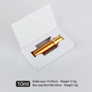 50 Pcs/Lot 10ml Packing Box Essential Oil Bottle Stainless Steel Roller Ball Bottle Perfume Glass Bottle Travel Cosmetic