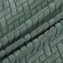 Wing back Chair Cover Jacquard Spandex Stretch Slipcovers for office Chairs Stylish 2 Piece Set With Elastic Band