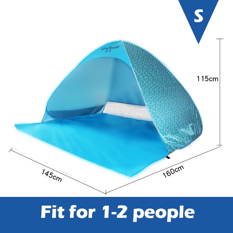 Full Automatic Camping Tent With Door Window Anti-UV Awning Tents Quick Opening Outdoor Sunshelter For 1-4 People Sunproof X147B