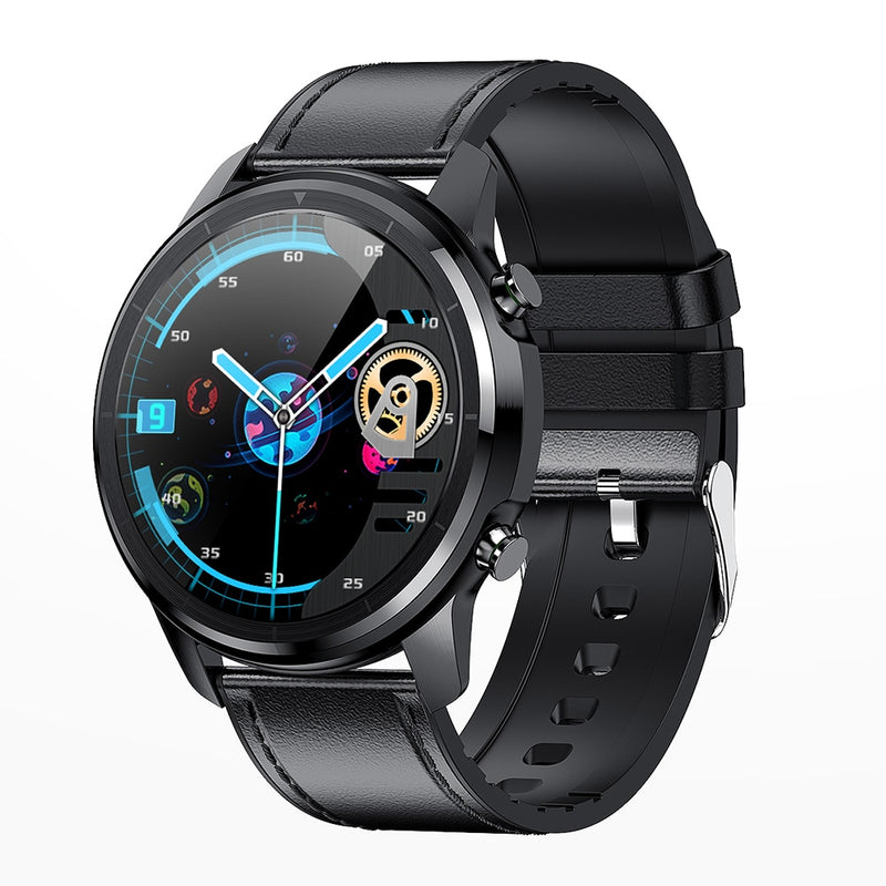 LEMFO LF26 1,3 pulgadas completamente táctil 360*360 HD pantalla Amoled reloj inteligente hombres Bluetooth 5,0 reloj meteorológico cara reloj inteligente para Android