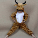 Umorden Kinder Tierkostüm Cosplay Dinosaurier Tiger Elefant Halloween Tiere Kostüme Overall für Jungen Mädchen