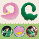 Bebé chico viaje unicornio almohada niños cabeza cuello soporte proteger asiento de coche cinturón almohada hombro seguridad Correa lindo Animal cojín