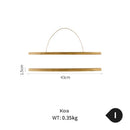 Nordic Hanging Wood Poster Calendar Hanger Frame Bread Fruit Posters Prints Wall Pictures for Home Living Room Kitchen Wall Art