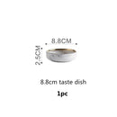 Bandeja de comida de cerámica de mármol dorado, platos de cocina, platos de cena, arroz, ensalada, fideos, tazón de sopa, cucharas, herramienta de cocina